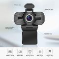 Dericam Webcam with Microphone, 1080P Webcam, Desktop Laptop Computer USB Web Camera with Privacy Cover and Tripod, Plug and Play for Video Streaming, Conference,Gaming, Online Classes (with Tripod). 
