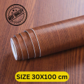 Wooden Self-Adhesive Waterproof PVC Wallpaper for Kitchen, Cabinets and Furniture. 