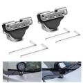 2pcs LED Light Bar Mounting Brackets Hood Offroad Work Light Clamp Holder. 