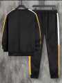 Strip Design Men's Winter Collection 2 piece track suit. 