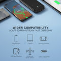 120W 4 IN 1 Retractable Car Charger Fast Charge Cord Cigarette Lighter Adapter. 
