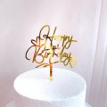 Heart Happy Birthday Cake Topper Birthday Acrylic Cake Topper. 