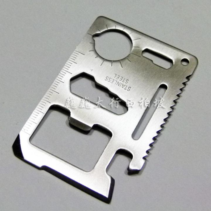 Super hard export goods Multifunctional saber card Tool card Lifesaving card Small collection of practical outdoor gadgets