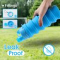 Silicone Collapsible Water Bottles Travel Sport Silicon Portable Foldable Water Bottle, At the same time the silicone seal is used to ensure that the seal does not leak. 