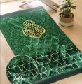 Velvet Quilted Premium Prayer Mat | Modern Orthopedic Foam Jai Namaz. 