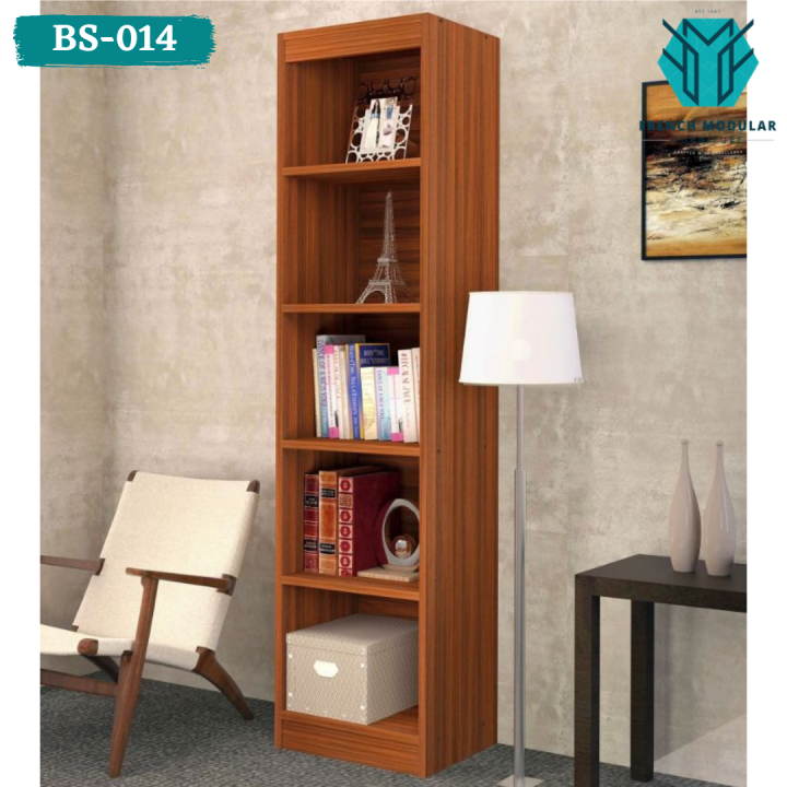 BS-014%20-%20Oak%20Wood%20Brown%20Vertical%20Open%20Book%20Rack%20Storage%20Shelf%20%20Living%20Room%20Shelves%20Books%20Furniture%20Magazine%20Organizer%20-%20Image%202