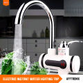 Instant Electric Water Heater Tap 3000W | Electric Faucet Geyser / Geaser / Gyser Tap for Hot Water | Digital Display Heating Water Tap | Tankless Instant Geyser for Kitchen Bathroom | Hot Water Nalka – With Shower / Without Shower Variants. 