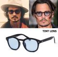JackJad New Fashion Johnny Depp Lemtosh Style Round Sunglasses Tint Ocean Lens Brand Design Party Show Sun Glasses Oculos De Sol. 