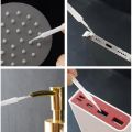 Flower shower opener mobile phone hole anti clogging bathroom faucet gap multifunctional mini cleaning brush. 