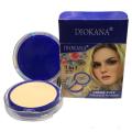 DIOKANA Professional Creamy Pressed Facepowder | 3 in 1 Facepowder With Puff. 
