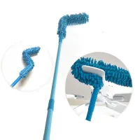 AlClean Flexible Micro Fiber Duster With Telescopic Stainless Steel Handle for Fan Cleaning Specially