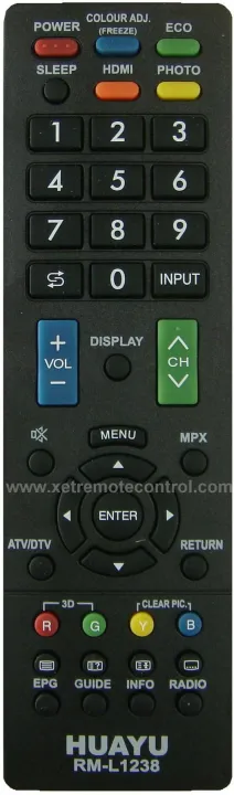 SHARP%20Universal%20Remote%20For%20LED%20&%20LCD%20TV%20Huayu%20RM-L1238%20-%20Image%206