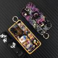 Cartoon Silicone Phone Case For TCL 505/T509K/T5094 Anti-knock Wrist Strap Wristband Phone Holder Dirt-resistant Cute. 
