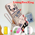 [Free tempered glass] casing Vivo Y30 Vivo y30i Vivo Y50 phone case softcase liquid silicone protector smooth shockproof bumper cover new design cartoon bear rabbit ytmxt01. 
