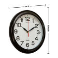 Hitco Round Simple Wall Clock - Wall Clock For Home and Office - Step Movement High Quality Watch - Wall Clocks for Bedroom / Living Room / Decor - Clock Wall Stylish. 