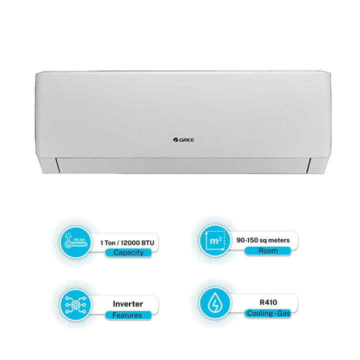 Gree 1 Ton Dc Inverter Ac Heat And Cool Air Conditioner Pular Series