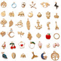 10Pcs Mixed Enamel Unicorn Animal Birds Tree Charms Pendants DIY Necklace Bracelet Handmade Jewelry Making Accessaries. 