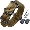 Watch Band Strap for Nylon and Conversion Kit for G-Shock GA-110/100/120/150/200/300/400/GD-100/110/120/G-8900/ GW-M5610/DW-6900. 