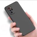 Xiaomi Redmi Note 10 Pro 5G Soft Silicon Matte Black Back Cover Case Airbag Antishock With Camera Protection Bump. 
