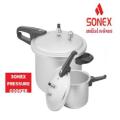 SONEX Pressure Cooker | 3Ltr - 5Ltr - 7Ltr - 9Ltr - 11Ltr | Aluminium | Heavy Weight Pressure Cooker | Best Pressure Cooker | Sonex Pressure Cooker. 