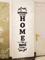 3D Welcome to our HOME Family Wooden Wall Art I Hanging design Laser Cut Decorative Gift Stylish I Wooden Wall Hanging for bedroom I DIY Design Decoration Piece for Home Decor I Offices and for Gift Items Premium Quality. 