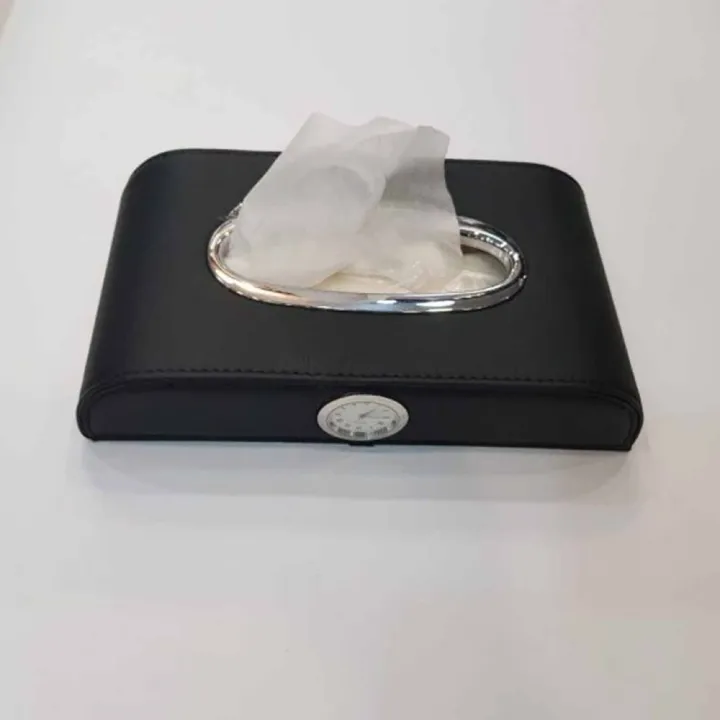 Car%20Tissue%20Box%20with%20Clock%20Black%20-%20Image%205
