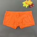 Men Long Sleeve Boxers Bulge Pouch Elephant Nose Underwear Male Enhance Underpants Breathable Cozy Shorts Plus Size M-XXL. 