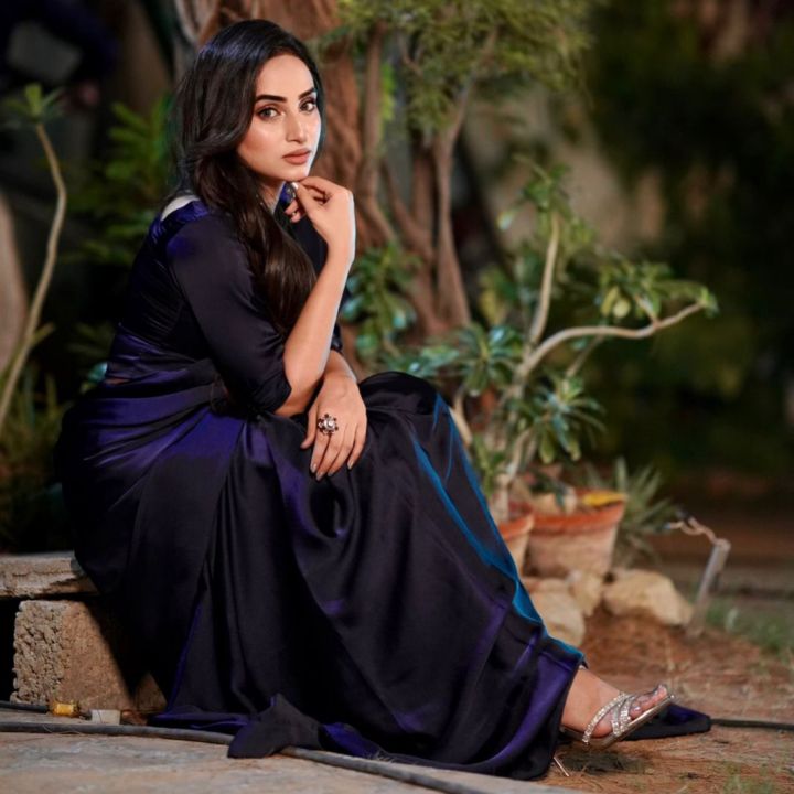 Stitched Shamoz Silk Saree for Women and Girls