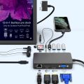 Microsoft Surface Pro Dock for Surface Pro 4/Pro 5/Pro 6 USB Hub Docking Station with Gigabit Ethernet, 4K HDMI VGA DP Display, 3xUSB 3.0, Audio Out, USB C, SD/TF Card Slot Combo Dock Only for Surface Pro 4/5/6. 