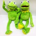NYT Frog Puppet Soft Hand Stuffed Plush Toy Muppets Show Toy With Movable Mouth. 