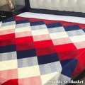 High Quality AC Blanket Single and double Bed Fleece Blanket /Kambal. 