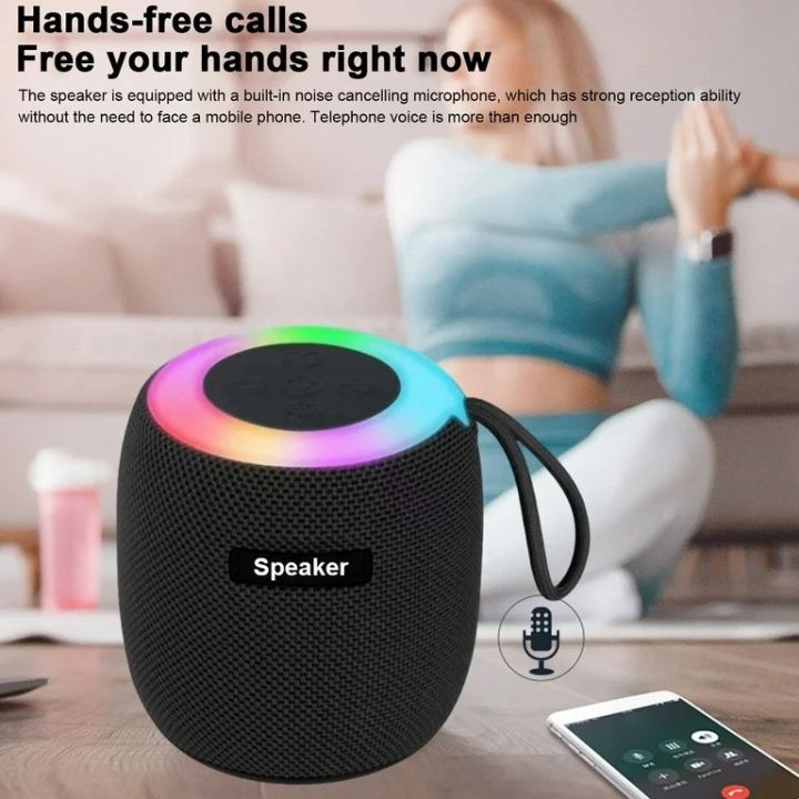SH-309 Mini Wireless Bluetooth Speaker Portable Compact Loud Stereo Sound  TF Card Support Long Battery Life Perfect for Home Travel Outdoor and Party Use