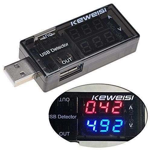 Dual USB Voltage Current Tester 3V-9V | Digital USB Power Detector Meter with Dual Display