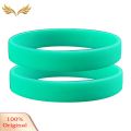 2Pcs Fashion Silicone Wristbands Wrist Bands Solid Color Sports Design Bracelets. 