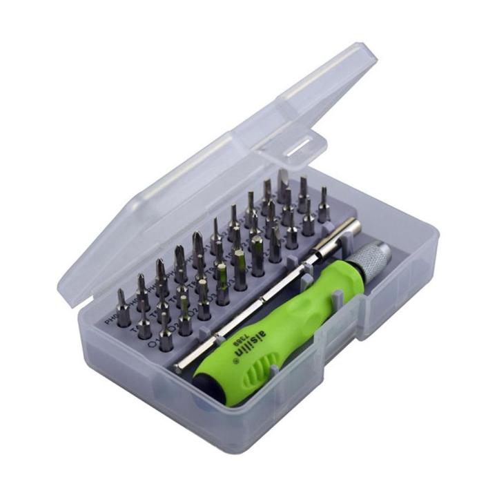 【Hottest Trends 】32 in 1 Precision Interchangeable Magnetic Screwdriver Set Mini Screwdriver Bits Repair Tools Kit Set 7389C hot selling