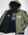Reversible Puffer Jacket for Men And Women 2 in 1 | Synthetic Insulation Puffer Suitable for Extreme Cold Weather with Removable Hood and Ribbed Cuffs. 
