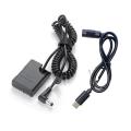 EN-EL14a Dummy Battery AC Adapter For Nikon D3200 D3300 D3400 D3500 D5100 D5200 D5300 D5500 D5600 DF Camera Charger. 