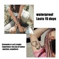 【MEET Magic Tattoo Lasts To 2 Weeks ；High-end Tattoo Sticker Waterproof Long Lasting One Piece Death Tattoo. 