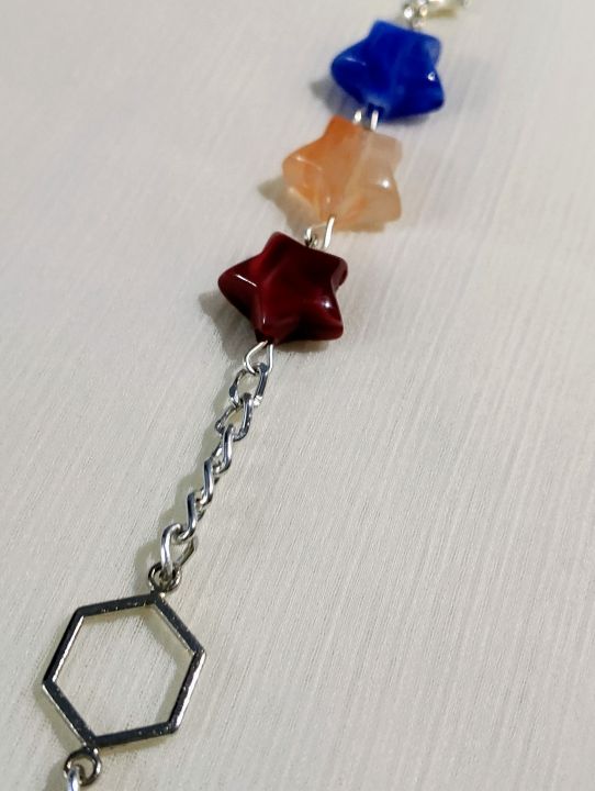 Bracelets%20of%20Chains,%20hexagon%20Charm,%20Star%20Beads%20%7C%20Elegant%20Bracelet%20With%20Extension%20%7C%20Unique%20Fashion%20Accessories%20%7C%20Beautiful%20and%20Lightweight%20Jewelry%20-%20Image%204