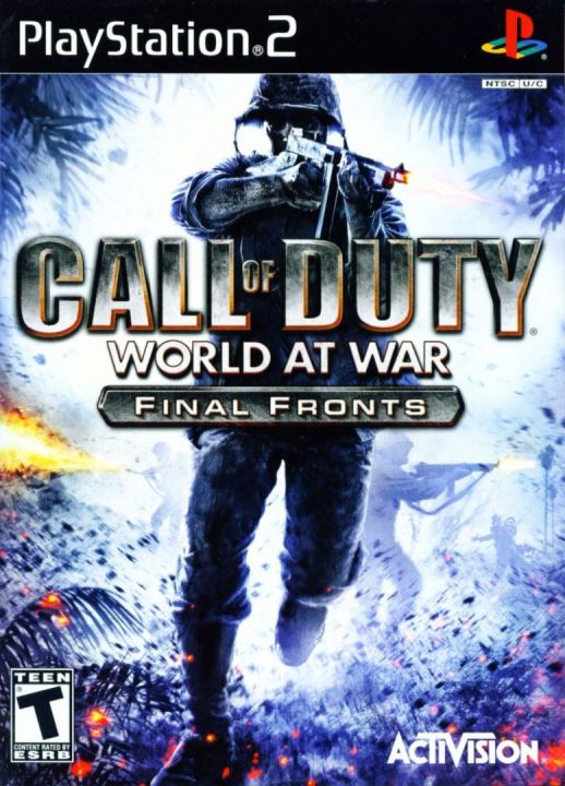 call of dut world at war playstation 2 dvd