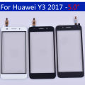 5.0 For Huawei Y3 2017 Touch Screen Digitizer Front Glass Panel For CRO-L02 CRO-L22 CRO-L03 CRO-L23 CRO-U00 Touchscreen. 