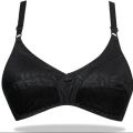 Black Floral Self Printed Nylon Bra for Everyday Wear Soft Padded Liftup Foam Pushup Bra Blouse Brazzer Hot Bra For Girls Women Ladies by Espico Pink. 