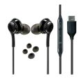 Type C In-Ear Earphones with Built-In Microphone - Compatible with Samsung, OnePlus, and Other C-Type Devices. 