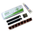 [HOT] Brand New Bike Bicycle Flat Tire Repair Kit Tool Set Kit Patch Rubber Portable Fetal Best Quality Cycling Free Shipping. 