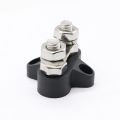 Motorcycle accessories 5/16" Bus Bar Terminal Junction Blocks Positive Power Distribution Studs Boat M8 Black. 