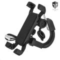 Knight's Armor Universal Motorcycle Bike & Bicycles Mobile Phone Holder Stand with Charging Port & Cable For Handlebar Driving Navigation for All Smart phones. 