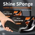 APan Leather Shoe Cleaning Sponge, Universal Color, Plastic, for Shoe Polishing and Stain Removal, Easy-to-Use, No-Wax, for All Shoe Types Made in USA. 