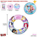Bestway Disney Cartoon Characters Swimming Ring Beach Inflatable Float Circle Water Fun Round Seat Float For Kids Play In Swimming Pool, Children Sea Adventure Floating Rings, Floatable Essentials Belle, Ariel_, Rapunzel, Snow White, Jasmine, Cinderella. 