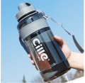 Cille 2000ml Motivational Water Bottle With Double Straw, 2L Drinking Water Bottle With Double Mouth For Girls And Gym With Handle, Portable Water Bottle For School, Outdoor Sports, BPA Free Grade Plastic Leak Proof Travel Water Bottles. 