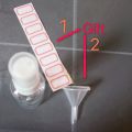 YT Free Funnel+Label Sticker -Transparent Empty Spray Bottles15ml/30ml/50ml/100ml Plastic Mini Refillable Container Empty Cosmetic Containers=1pcs. 